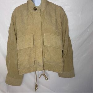 HYFVE Khaki Corduroy Jacket Size L